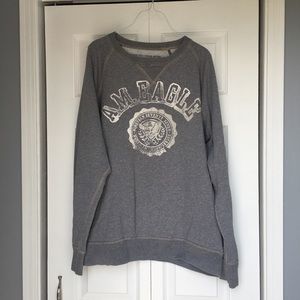 American eagle grey sweatshirt size XL